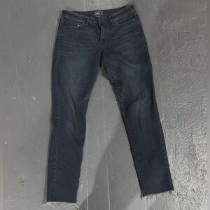 Abercrombie skinny jeans dark wash blue 27